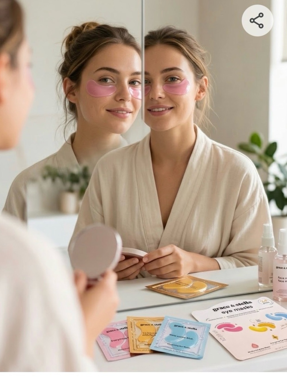 Grace & Stella 24 Pairs Eye Mask Variety Pack - Dark Circles & De-Puff